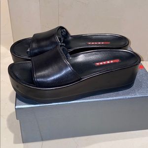 Prada black sandals